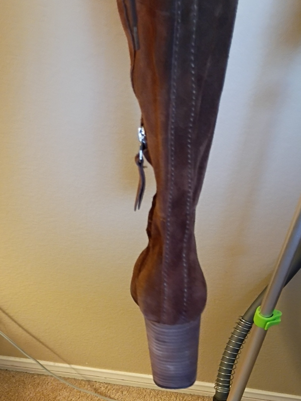 Steve Madden Women's Over-the-Knee Suede Boots in Chestnut Brown Novela Size 8.5 - Picture 11 of 17
